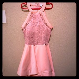 Pink formal dress